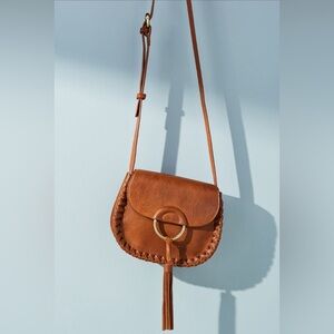 Anthropologie Western Ring Saddle Bag